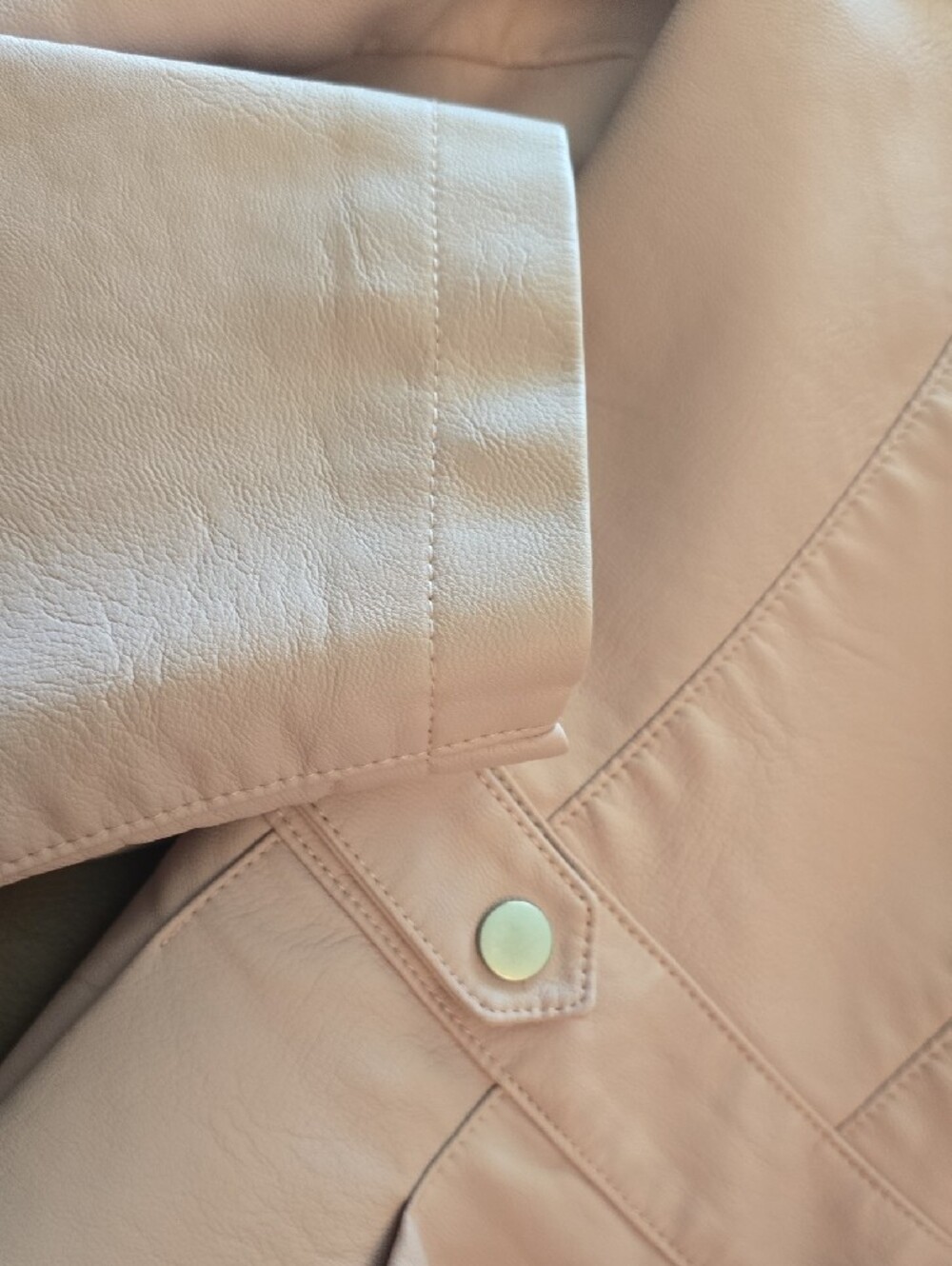 Baccini Blush Pink Bomber Jacket 2x  Ensemble With Beautiful Blush Pink Handbag - Picture 12 of 14